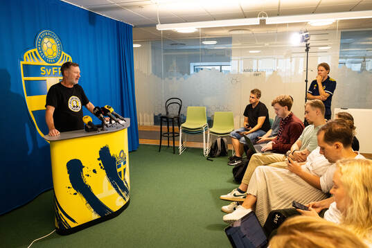 Head coach Peter Gerhardsson of the Swedish women's