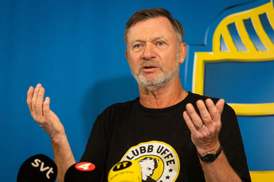 Head coach Peter Gerhardsson of the Swedish women's