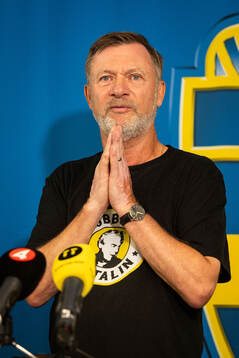 Head coach Peter Gerhardsson of the Swedish women's