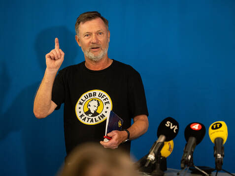 Head coach Peter Gerhardsson of the Swedish women's