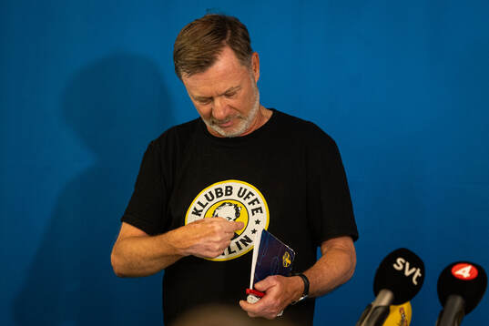 Head coach Peter Gerhardsson of the Swedish women's