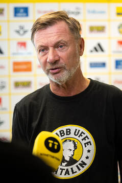 Head coach Peter Gerhardsson of the Swedish women's