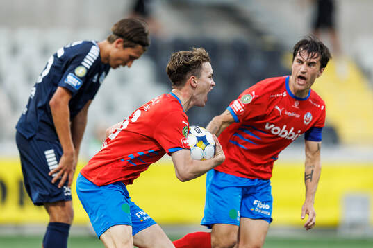 Helsingborgs Alexander Johansson jublar