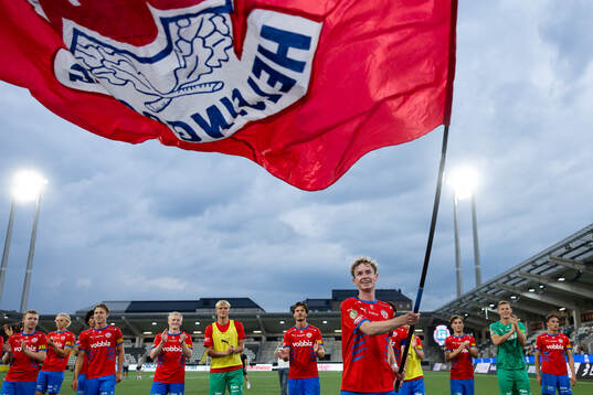 Helsingborgs Alexander Johansson jublar