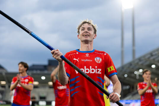Helsingborgs Alexander Johansson jublar