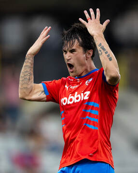 Helsingborgs Jon Birkfeldt jublar