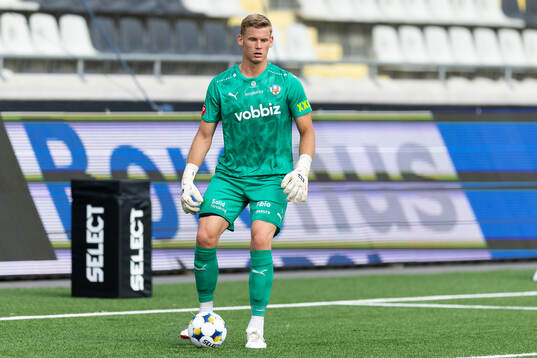 Helsingborgs målvakt Johan Brattberg