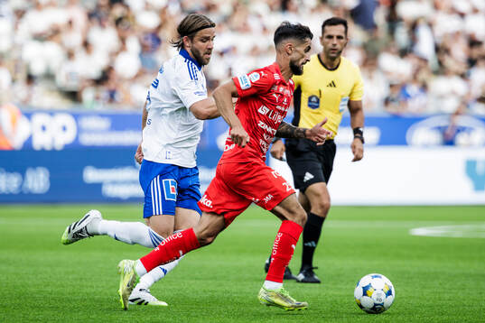IFK Norrköpings Christoffer Nyman och Värnamos Noah