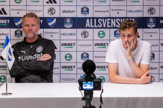Värnamos tränare Arne Sandstø och IFK Norrköpings