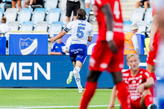IFK Norrköpings Christoffer Nyman jublar