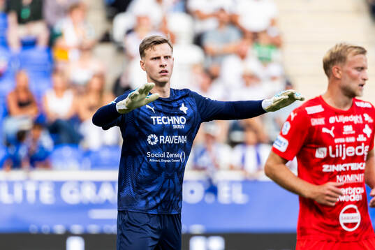Värnamos målvakt Hugo Keto