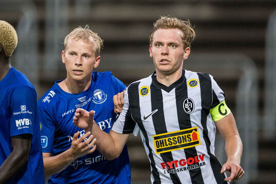 Trelleborgs Jakob Andersson och Landskronas Melker Jonsson