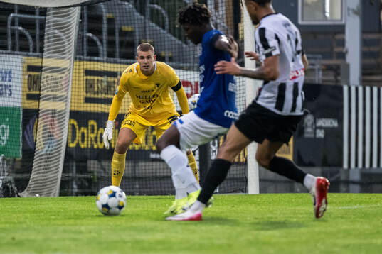 Trelleborgs målvakt Mathias Nilsson