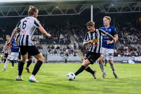 Landskronas Markus Björkqvist och Trelleborgs Oskar Ruuska