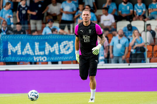 Goalkeeper Robin Olsen of Malmö FF