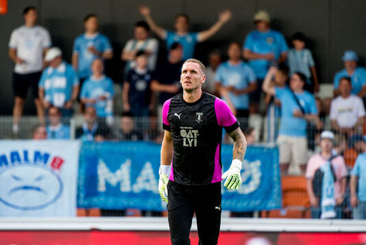 Goalkeeper Robin Olsen of Malmö FF