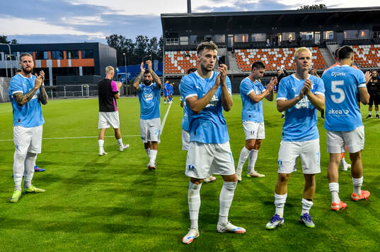 Pontus Jansson, Colin Rösler and Otto Rosengren of Malmö