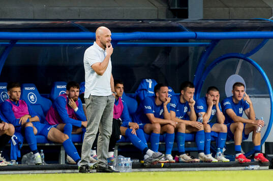 Head coach Viktors Morozs of FK RFS