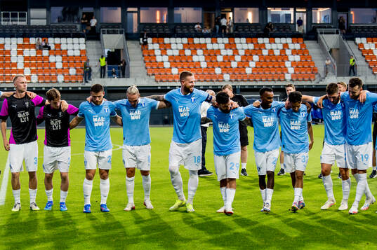 The players of Malmö FF celebrates