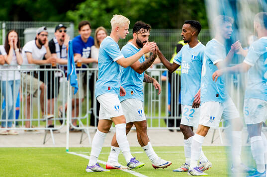 Otto Rosengren of Malmö FF celebrates