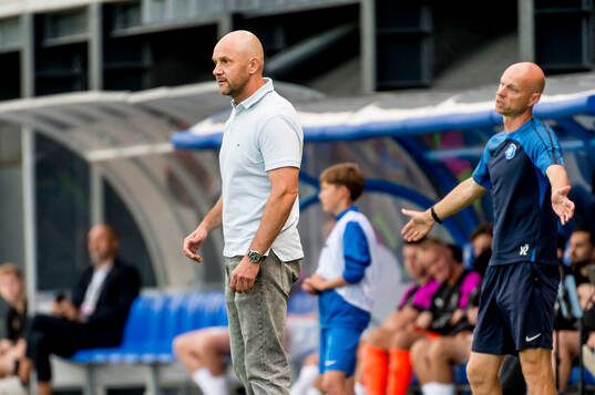 Head coach Viktors Morozs of FK RFS