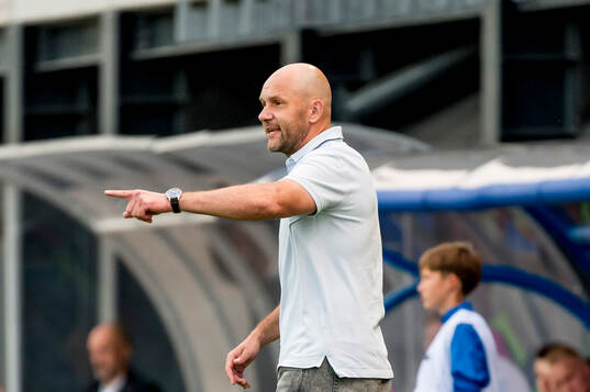 Head coach Viktors Morozs of FK RFS