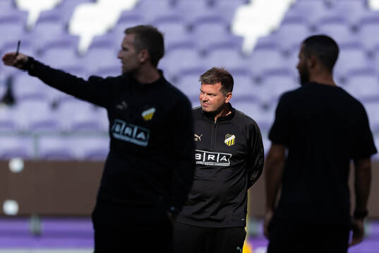 Head coach Jens Gustafsson of Häcken