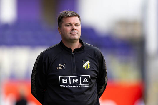 Head coach Jens Gustafsson of Häcken