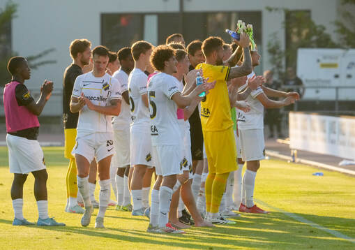 Players of AIK celebrate