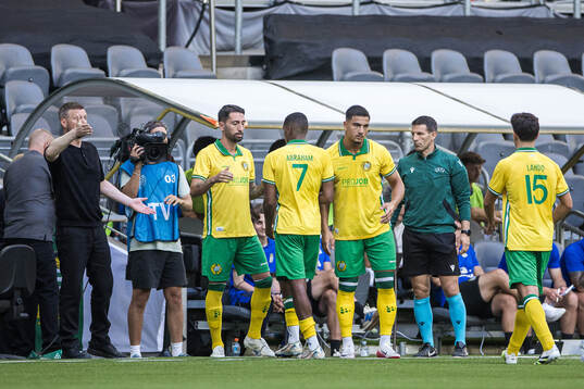Nahir Besara, Jusef Erabi, Paulos Abraham and Adrian Lahdo