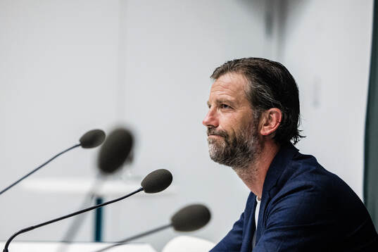 Coach Rik De Mil of Royal Charleroi SC