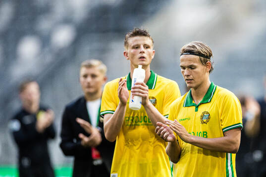 Markus Karlsson of Hammarby looks dejected