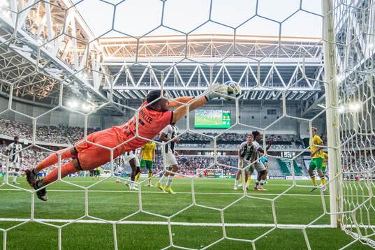 Goalkeeper Martin Delavallee of Royal Charleroi SC