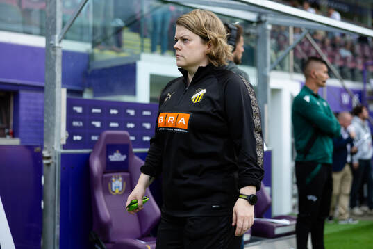 Physiotherapist Isabelle Fjäll of Häcken