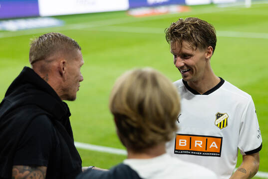Samuel Leach Holm of Häcken and Victor Edvardsen and Oscar