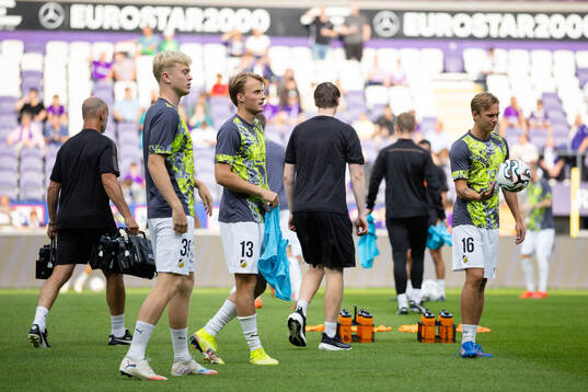 Isak Brusberg, Sigge Jansson and Pontus Dahbo of Häcken