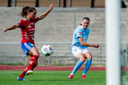 Vittsjös Elisabet Klinga och Malmö FFs Katariina Kosola
