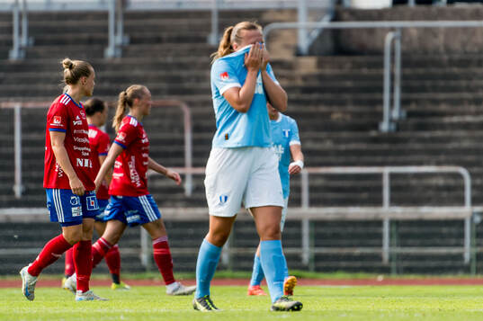 Malmö FFs Sara Kanutte Sørensen Fornes deppar