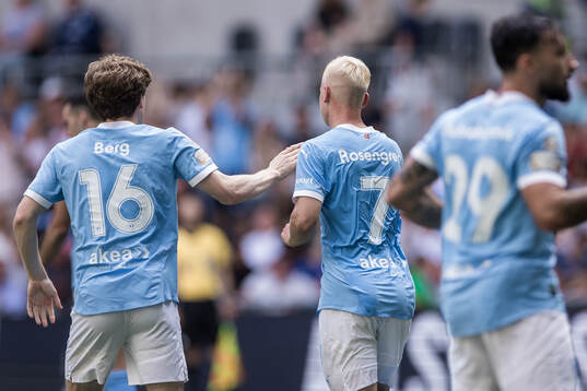 Malmö FFs Otto Rosengren jublar