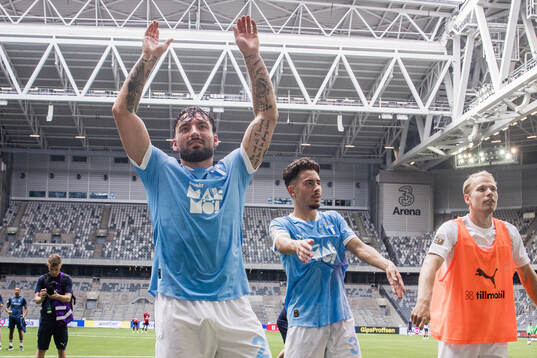 Malmö FFs Sead Haksabanovic jublar
