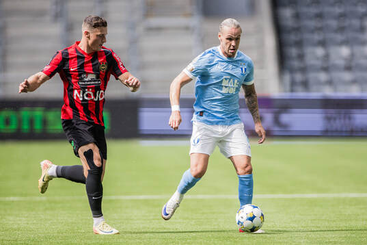 Brommapojkarnas Oliver Zandén och Malmö FFs Arnor