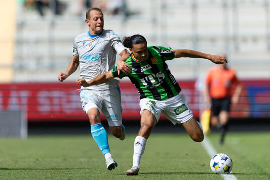 Halmstads Joel Allansson och GAIS Amin Boudri