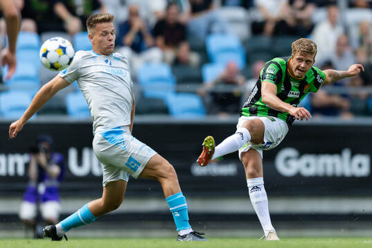 GAIS Kevin Holmén skjuter 1-0