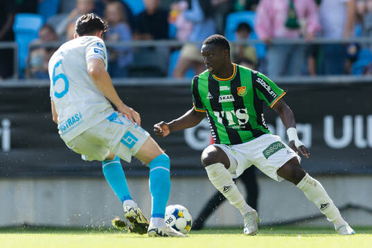 Halmstads Pascal Gregor och GAIS Ibrahim Diabate