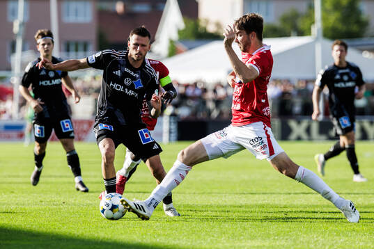 IFK Norrköpings Arnor Traustason och Degerfors Juhani