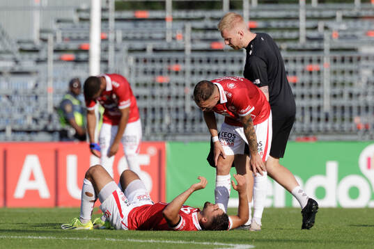 Degerfors Omar Faraj har ont