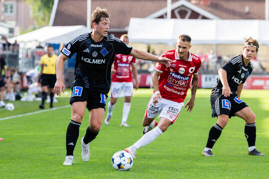 IFK Norrköpings Alexander Fransson och Degerfors Christos