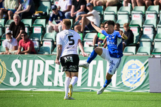 GIF Sundsvalls Marcelo Palomino och Örebros Jesper Modig