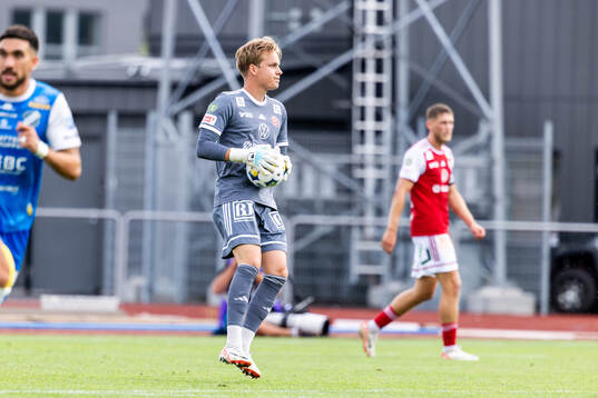 Sandvikens IFs målvakt Hannes Sveijer