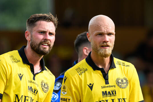 Mjällbys Axel Norén och Viktor Gustafson